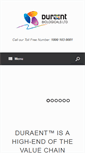 Mobile Screenshot of duraent.com