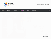 Tablet Screenshot of duraent.com